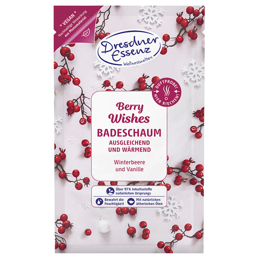 DRESDNER ESSENZ Foaming Bath Salt Berry Wish, 60g