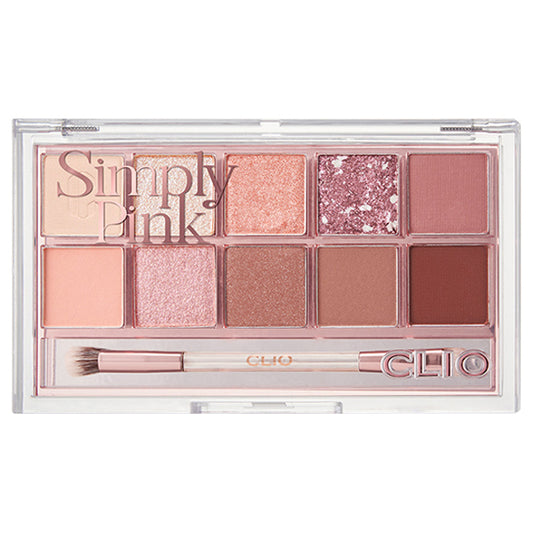 CLIO Pro Eye Palette, 01 Simply Pink, 0.6gX10
