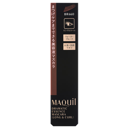 MAQuillAGE Dramatic Essence Mascara (Long & Curl), BR660, 7g, Fragrance-free