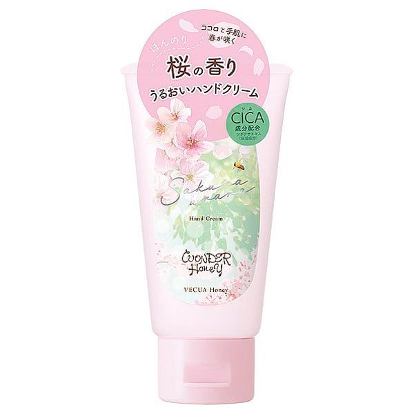VECUA Honey Wonder Honey Melting Hand Cream (Sakura Urara), 50g