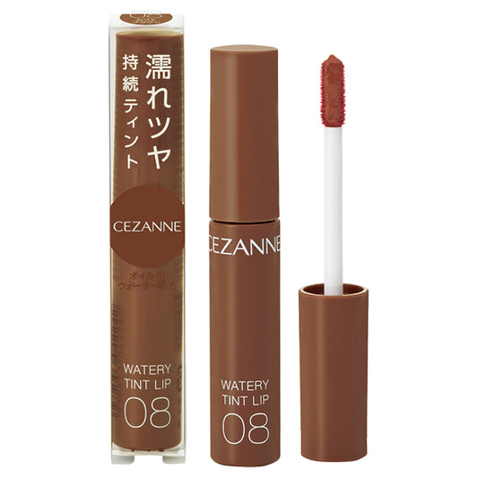 CEZANNE Watery Tint Lip (08 Cafe Brown)