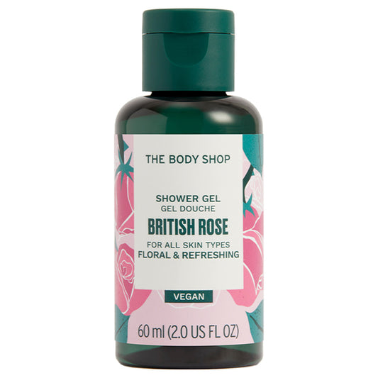 British Rose Shower Gel, 60ml