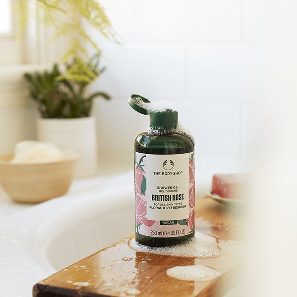 British Rose Shower Gel, 250ml
