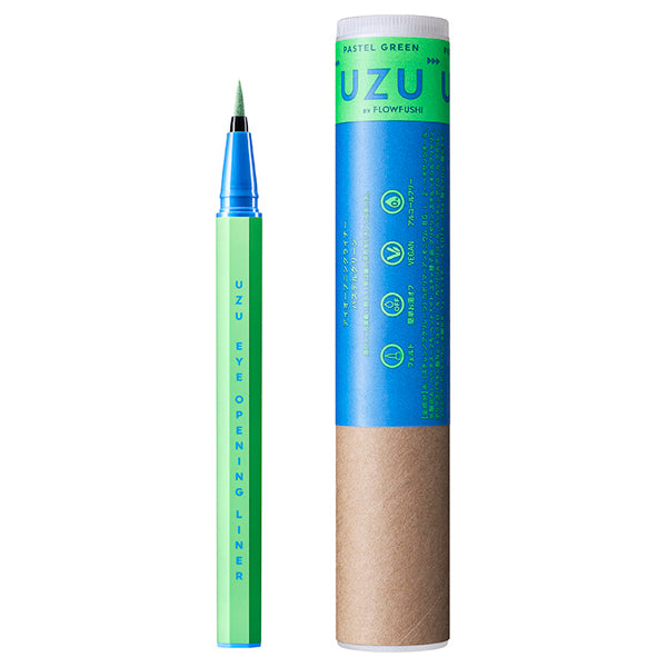 Eye opening liner, pastel green