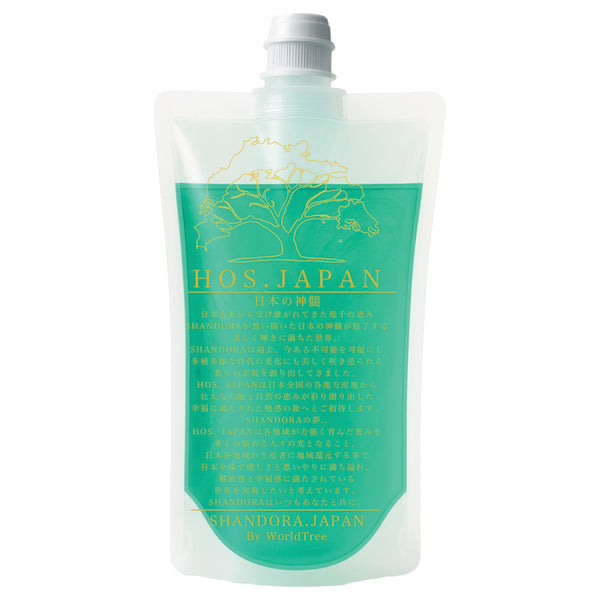 HOS.JAPAN SHISHI Shampoo (Patchouli/Lime/Yuzu), 300ml