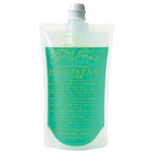 HOS.JAPAN SHISHI Shampoo (Patchouli/Lime/Yuzu), 300ml