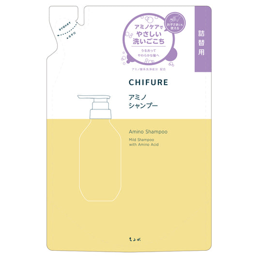 Chifure Amino Shampoo S, Refill, 350ml, Fragrance-free