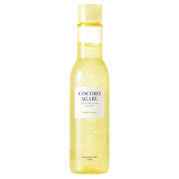 ROSETTE cocoroagaru Cleansing Jelly Citrus Mix, 200g, Refreshing fresh citrus scent