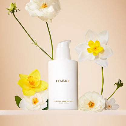 FEMMUE Essential Moisture Milk, 110ml, Relaxing floral scent