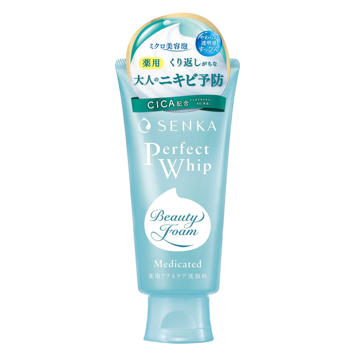 SENKA “Hada Senka” Perfect Whip Acne Care (Quasi-drug, Herbal Floral), 120g