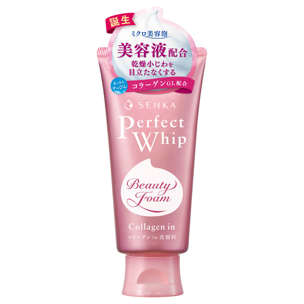 SENKA Perfect Whip Collagen in a, 120g, Pure floral scent