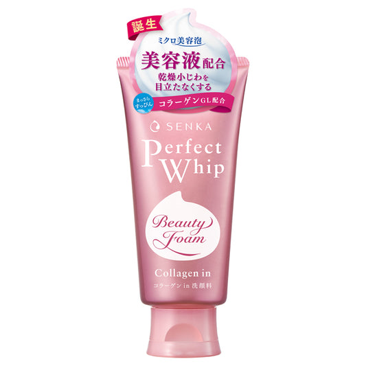 SENKA Perfect Whip Collagen in a, 120g, Pure floral scent