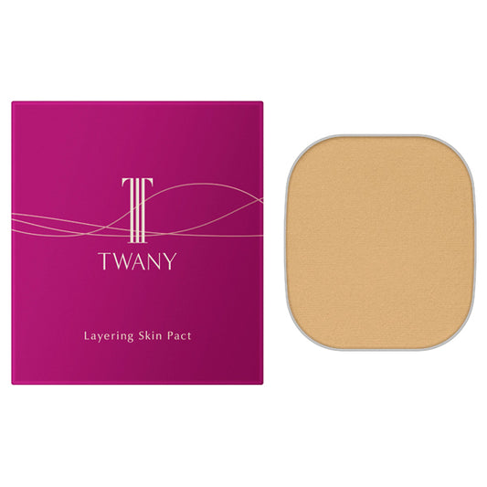 TWANY Layering Skin Pact, Refill, Beige-C, 8.5g (Refill)