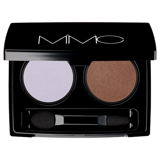 MiMC Bio Moisture Shadow, 33 Prana Flow, Silky Brown: 1.1g, Lavender Blue: 1.0g