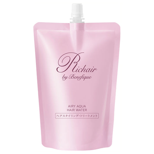 Richer by Benefique Airy Aqua Hair Water, Refill, 230ml, Elegant and gentle floral green scent