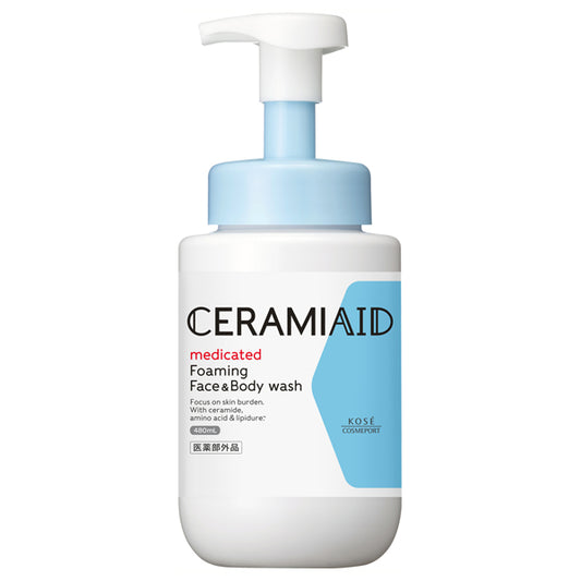 CeramiAid Medicated Face & Body Wash, 480ml