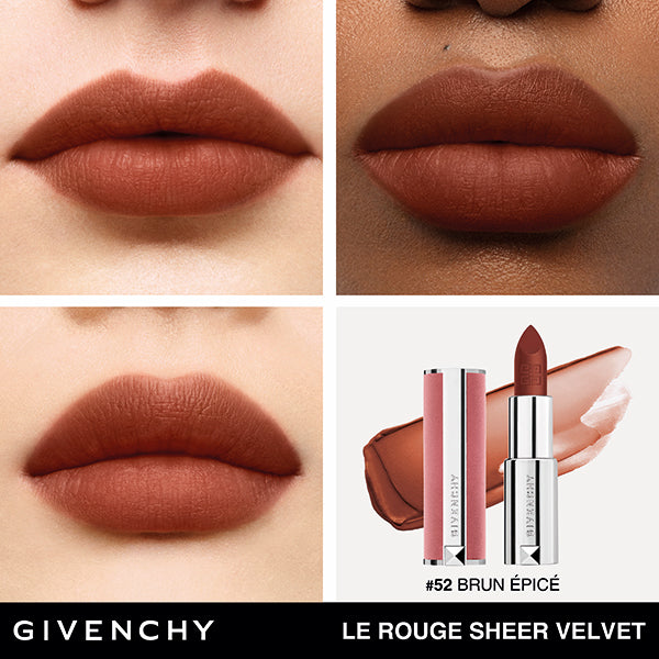 GIVENCHY Rouge Givenchy Sheer Velvet, 52 Blanc Epise, 3.4g