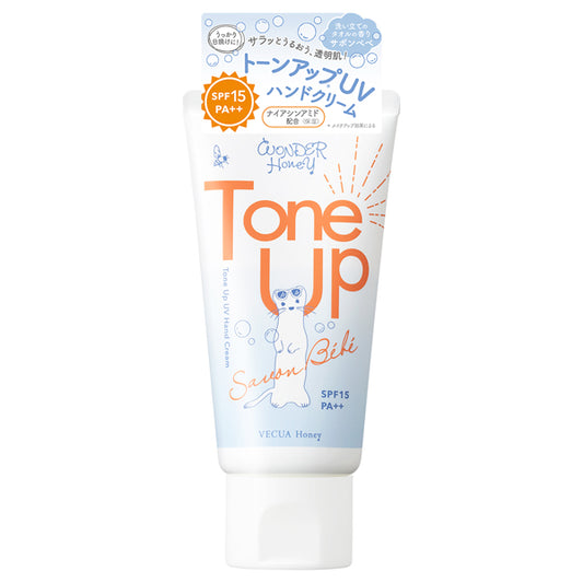 VECUA Honey Tone-Up UV Hand Cream SPF15  (Savon Bébé), 40g