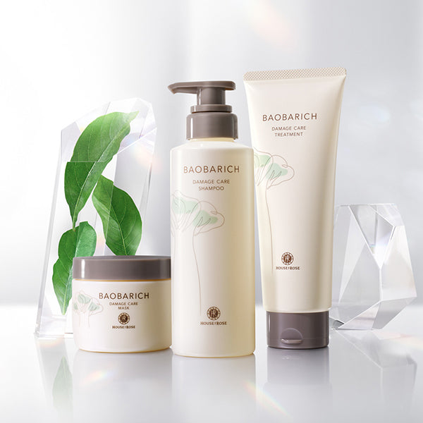 HOUSE OF ROSE Baoba Rich Damage Care Hair Mask N, 200g, Floral Green Scent