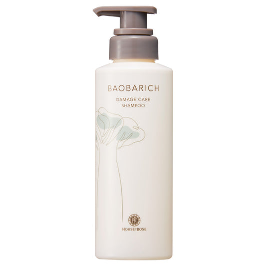 HOUSE OF ROSE Baoba Rich Damage Care Shampoo N, 300ml, Floral Green Scent