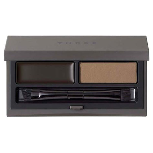 THREE Advanced Identity Brow Shaping Duo (04 Dark Brown)