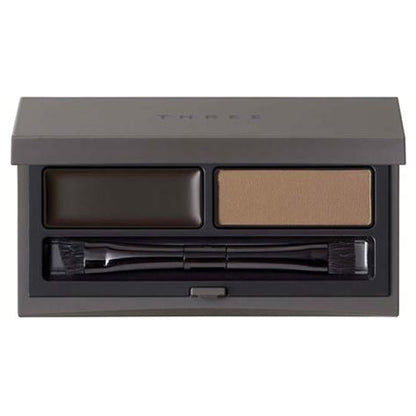 THREE Advanced Identity Brow Shaping Duo, 04 Dark Brown