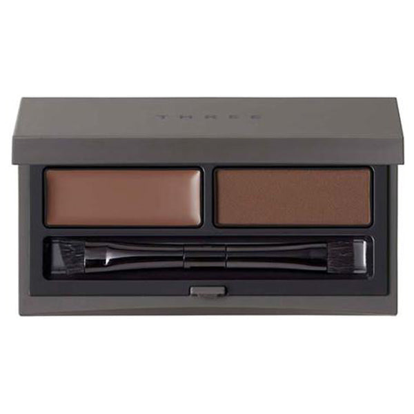 THREE Advanced Identity Brow Shaping Duo (02 Light Brown)