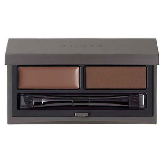 THREE Advanced Identity Brow Shaping Duo (02 Light Brown)