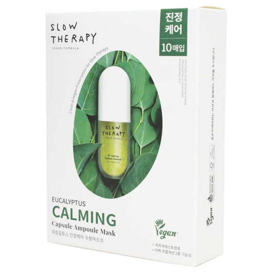 SLOW THERAPY Capsule Ampoule Mask Eucalyptus Calming, 10 Uses