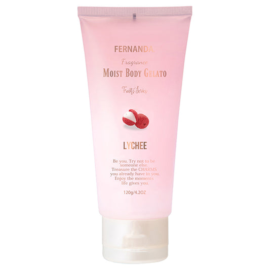 FERNANDA Fragrance Moist Body Gelato Lychee, 120g, Lychee