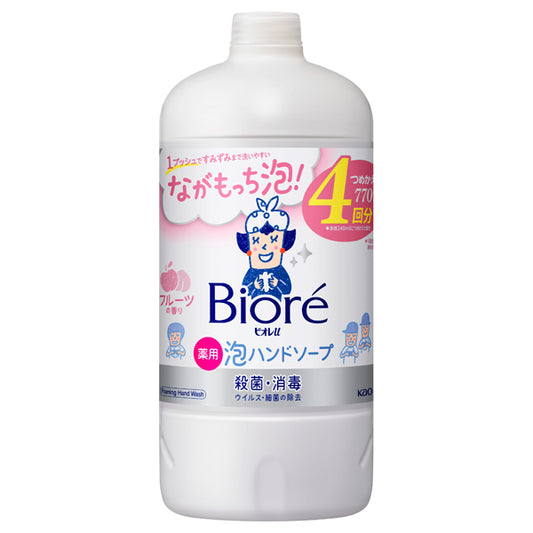 Biore Foaming hand soap, Refill, 770ml, Fruity scent