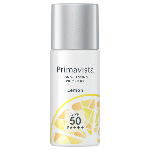 Sofina Primavista Skin Protect Base Lemon scented, SPF50 PA+++, Lemon color, 25ml, Refreshing citrus scent