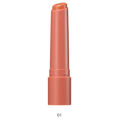 b idol Glossy Lip R, 01 Mature BEIGE, 2.4g, Grapefruit scent