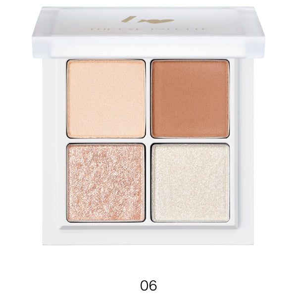 b idol THE Eye Palette R, 06 Instinct Nude Beige, 8g