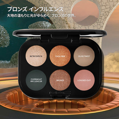 M.A.C Connect in Color Eyeshadow Palette x 6, Bronze Influence, 6.25g