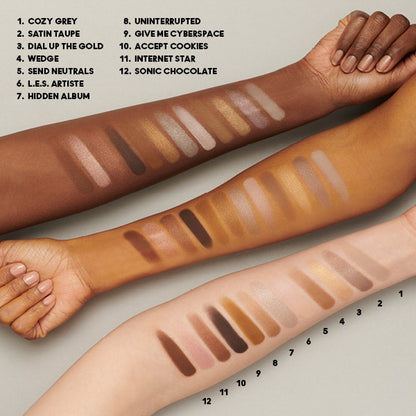 M.A.C Connect in Color Eyeshadow Palette x 12, Unfiltered Noose, 12.2g