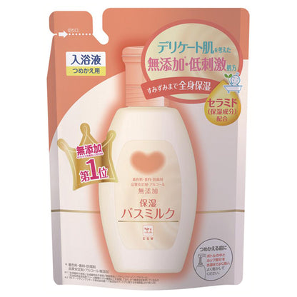 COW BRAND Moisturizing Bath Milk Refill, 480ml