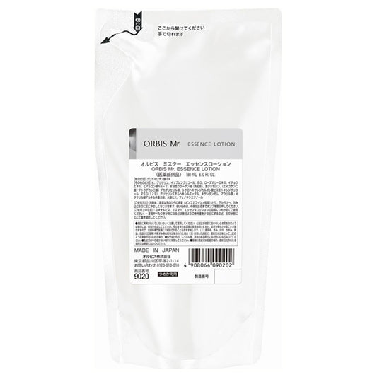 ORBIS Mr. Essence Lotion, Refill, 180ml, Refreshing, Moisturizing, Fragrance-free