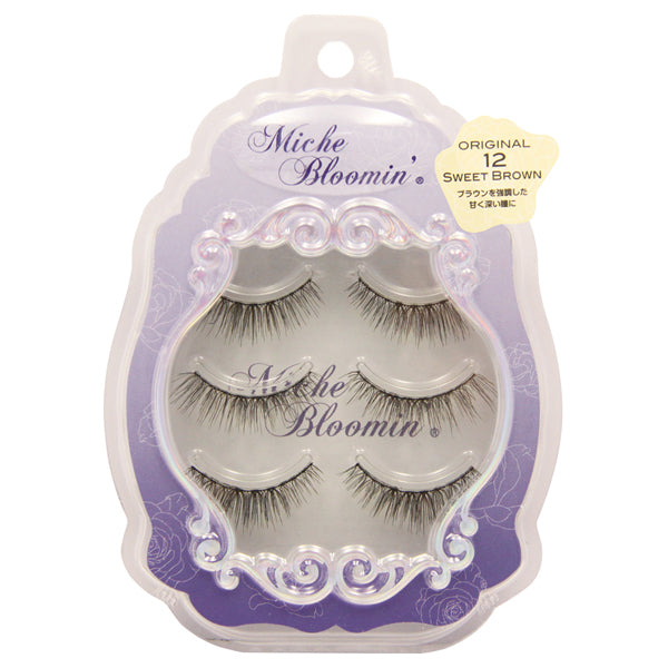 Mish Bloomin' Eyelash Original Line, ORIGINAL12 Sweet Brown, 3 pairs