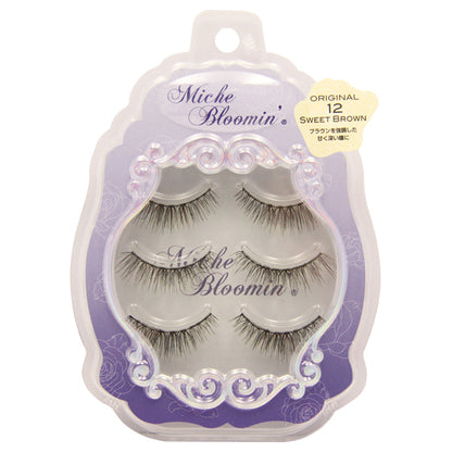 Mish Bloomin' Eyelash Original Line, ORIGINAL12 Sweet Brown, 3 pairs