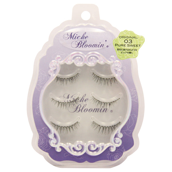 Mish Bloomin' Eyelash Original Line, ORIGINAL03 Pure Sweet, 3 pairs