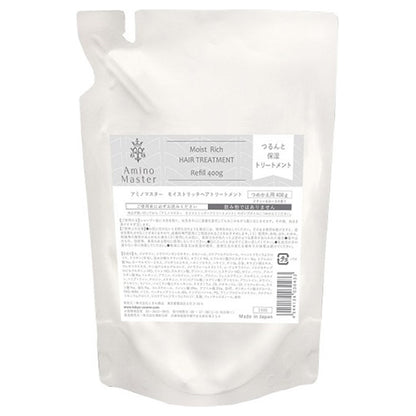 Amino Master Moist Rich Hair Treatment Refill (Peony & Rose), 400g