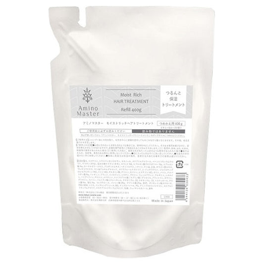 Amino Master Moist Rich Hair Treatment Refill (Peony & Rose), 400g