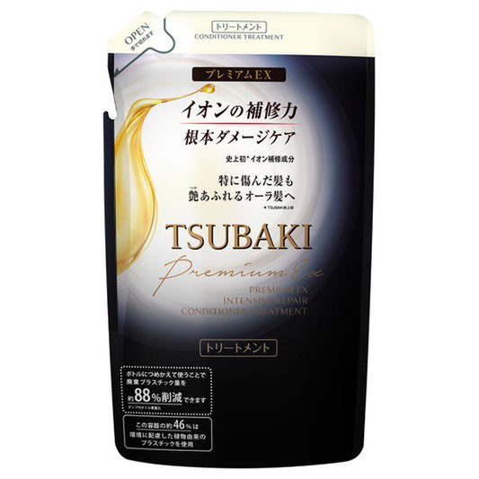 TSUBAKI Premium EX Intensive Repair Conditioner <Hair Treatment>, Refill, 330ml, Relaxing scent of rose bouquet and camellia