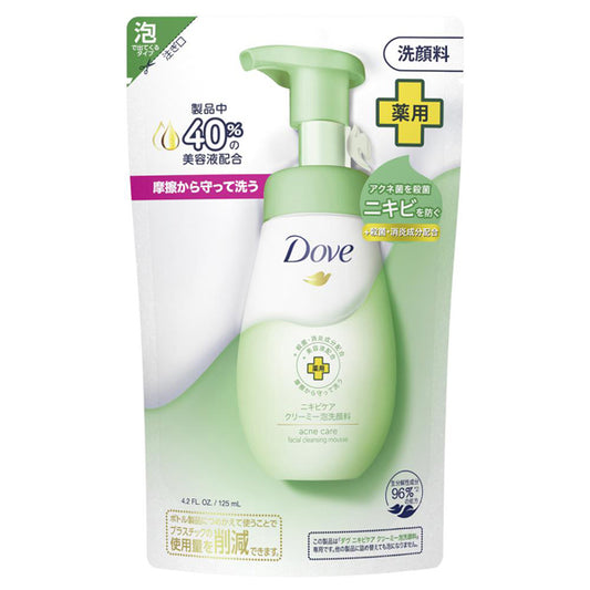 Dove Acne Care Creamy Foaming Cleanser Refill, 125ml