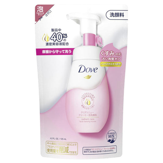 Dove Clear Renew Creamy Foaming Cleanser Refill, 125ml