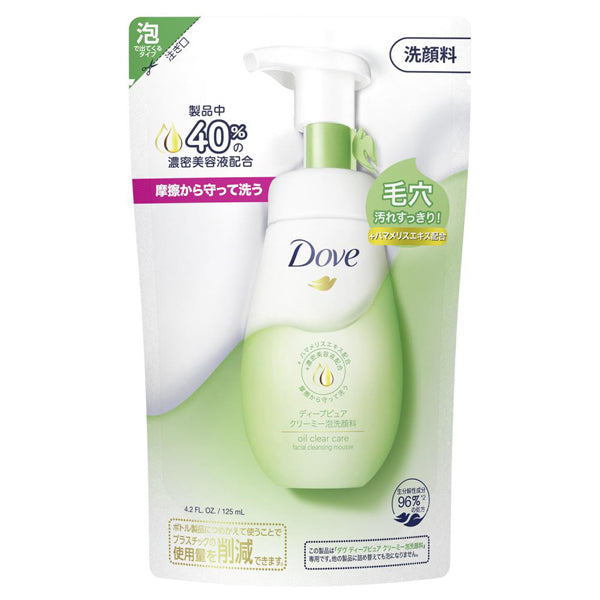 Dove Deep Pure Creamy Foaming Cleanser Refill, 125ml