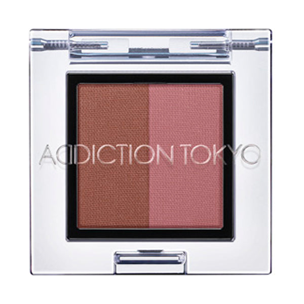 ADDICTION Pressed Duo Eyebrow, 006 Berry Duo, 1.5g