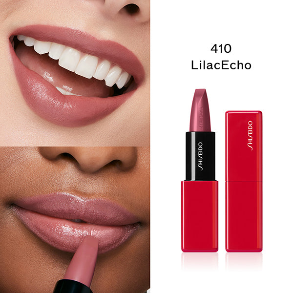 SHISEIDO Techno Satin Gel Lipstick, 410 Lilac Echo, 3.3g