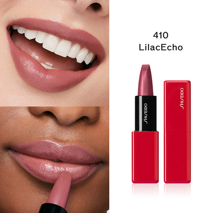 SHISEIDO Techno Satin Gel Lipstick, 410 Lilac Echo, 3.3g